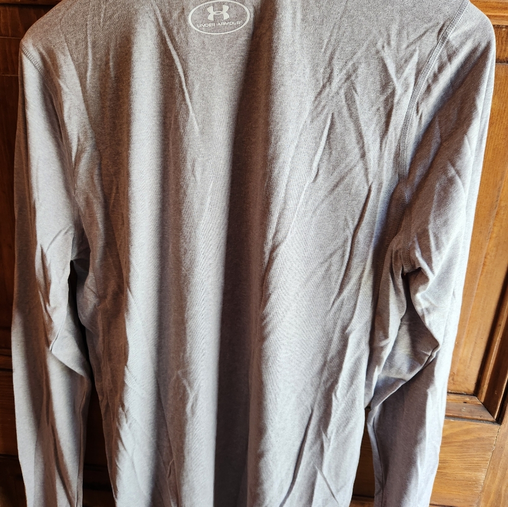 Nwt Under Armour Gray Long Sleeve Men's Shirt - Picture 8 of 8